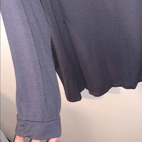 Grey soft long sleeve shirt - Picture 3 of 4